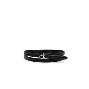 Ck Thin Belt 1.5Cm Pebble Pvh Black / 90