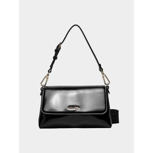 Ck Must Dbl Strap Mini Bag_Shiny Pvh Black / OS