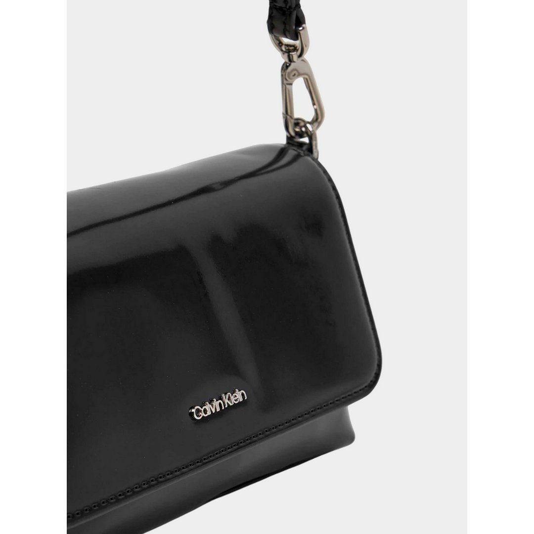 Ck Must Dbl Strap Mini Bag_Shiny Pvh Black / OS