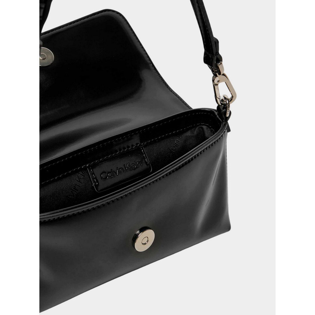 Ck Must Dbl Strap Mini Bag_Shiny Pvh Black / OS