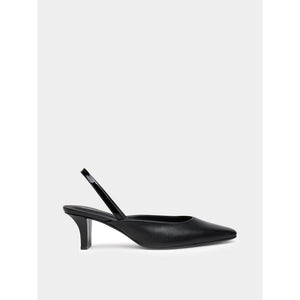 Heel Sling Pump 50 - Lth Ck Black / 41