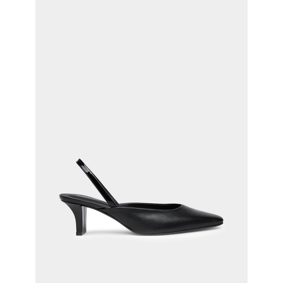 Heel Sling Pump 50 - Lth Ck Black / 41