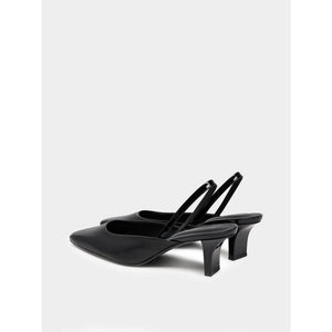 Heel Sling Pump 50 - Lth Ck Black / 41