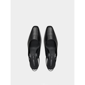 Heel Sling Pump 50 - Lth Ck Black / 41