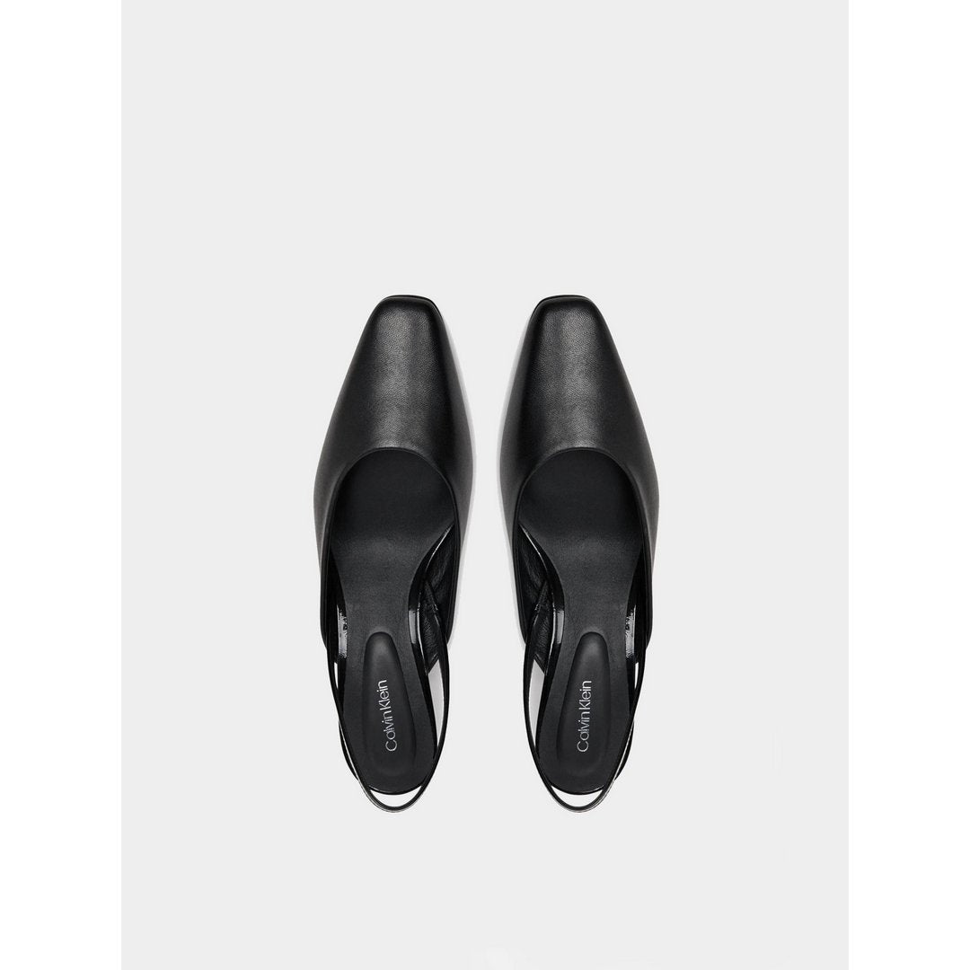 Heel Sling Pump 50 - Lth Ck Black / 41