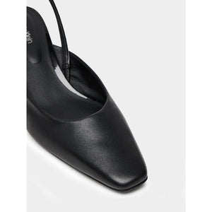 Heel Sling Pump 50 - Lth Ck Black / 41