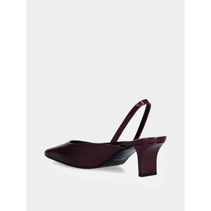 Heel Sling Pump 50 - Lth Vineyard Wine / 36