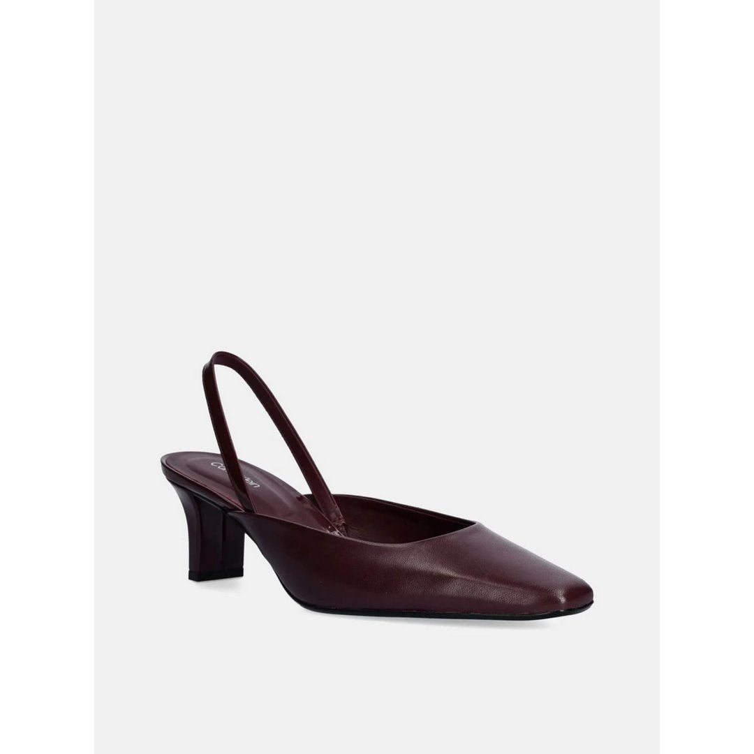 Heel Sling Pump 50 - Lth Vineyard Wine / 36
