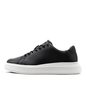 Cupsole Lace Up - Woven Lth Ck Black / 41