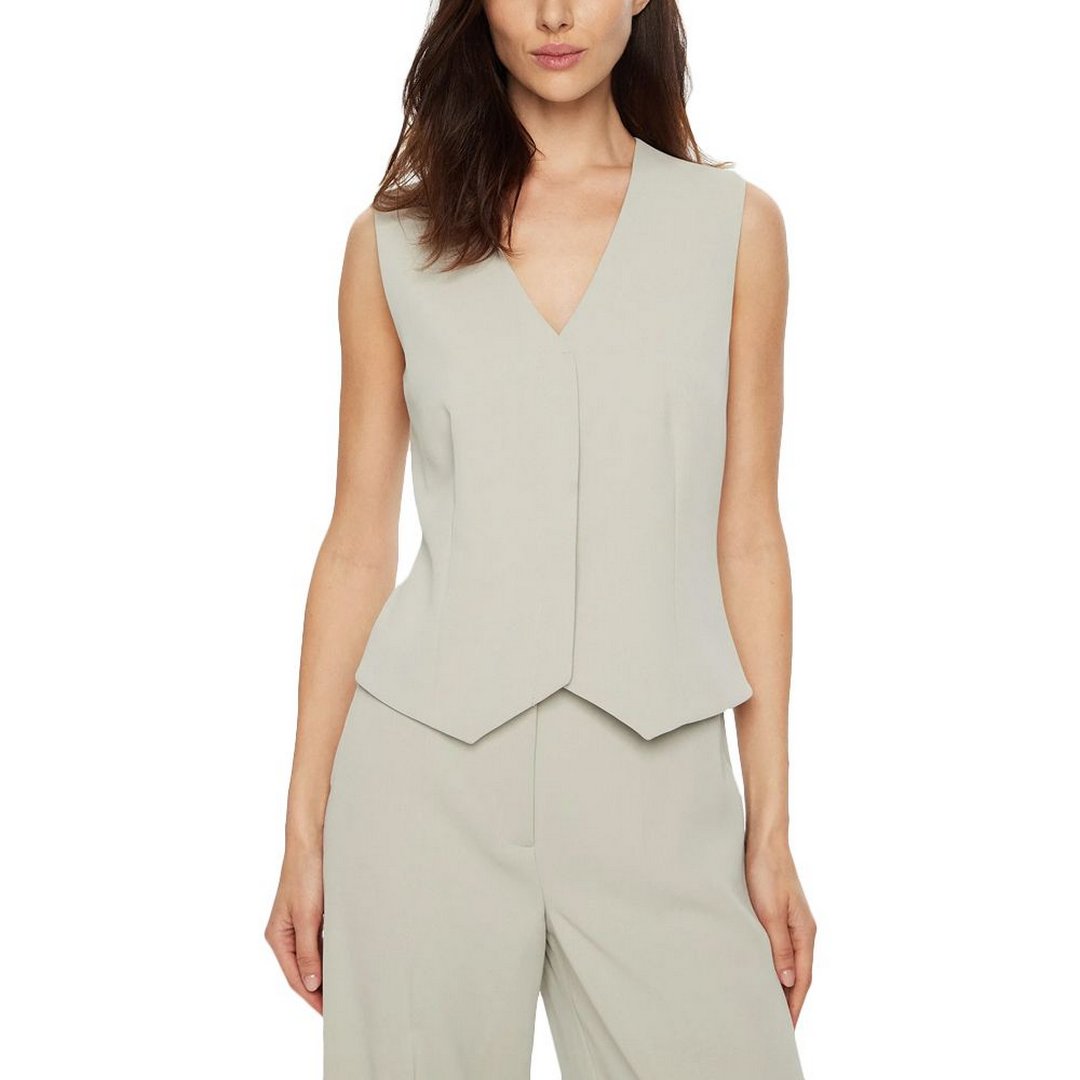 Soft Twill Waistcoat Ocean Mist Grey / 42