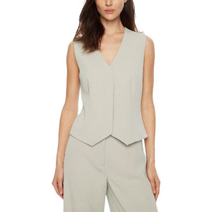 Soft Twill Waistcoat Ocean Mist Grey / 42