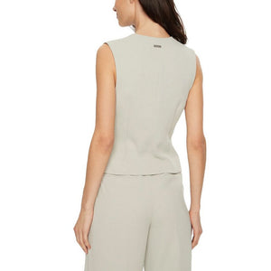 Soft Twill Waistcoat Ocean Mist Grey / 42