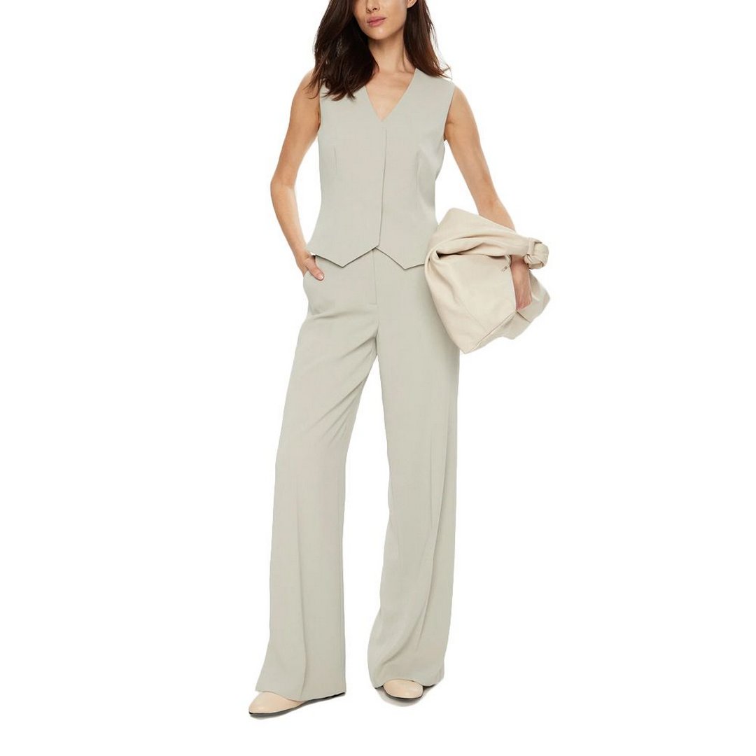 Soft Twill Waistcoat Ocean Mist Grey / 42