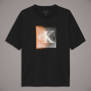 Large Shifted Ck Ss T-Shirt Ck Black / 10