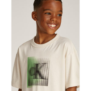 Large Shifted Ck Ss T-Shirt Turtledove / 10