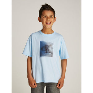 Large Shifted Ck Ss T-Shirt Ozone Blue / 10