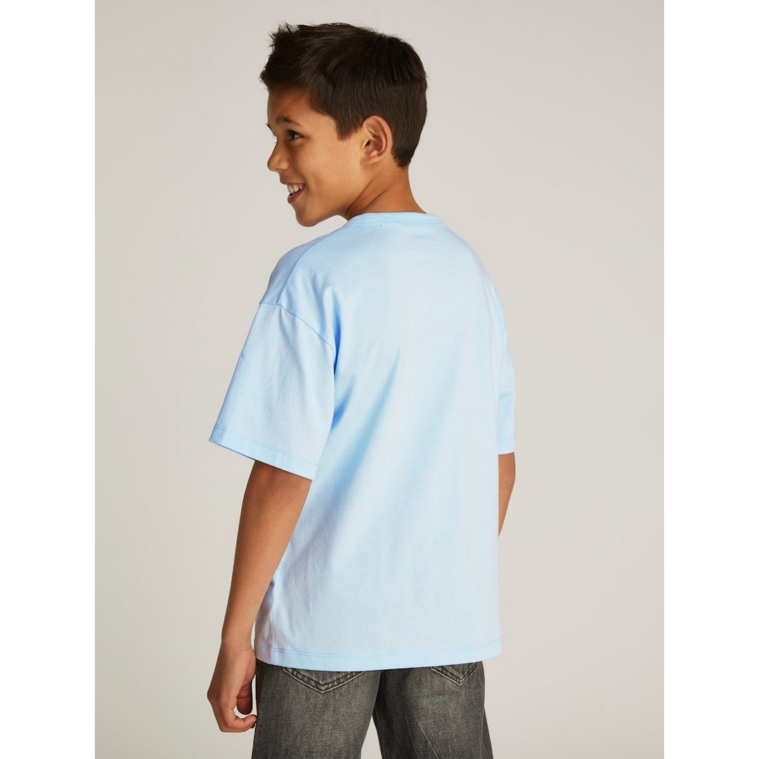 Large Shifted Ck Ss T-Shirt Ozone Blue / 10
