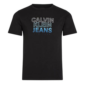 Gradient Flock Logo Ss T-Shirt Ck Black / 10