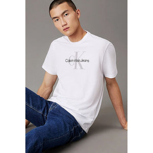 Ss Hero Monogram Tee 30S Eu Opt BRILLIANT WHITE / L
