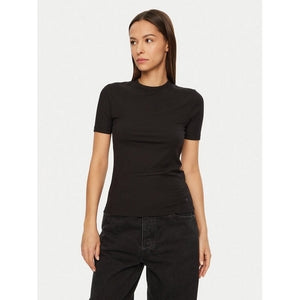Modal Rib Ss Tee Ck Black / L