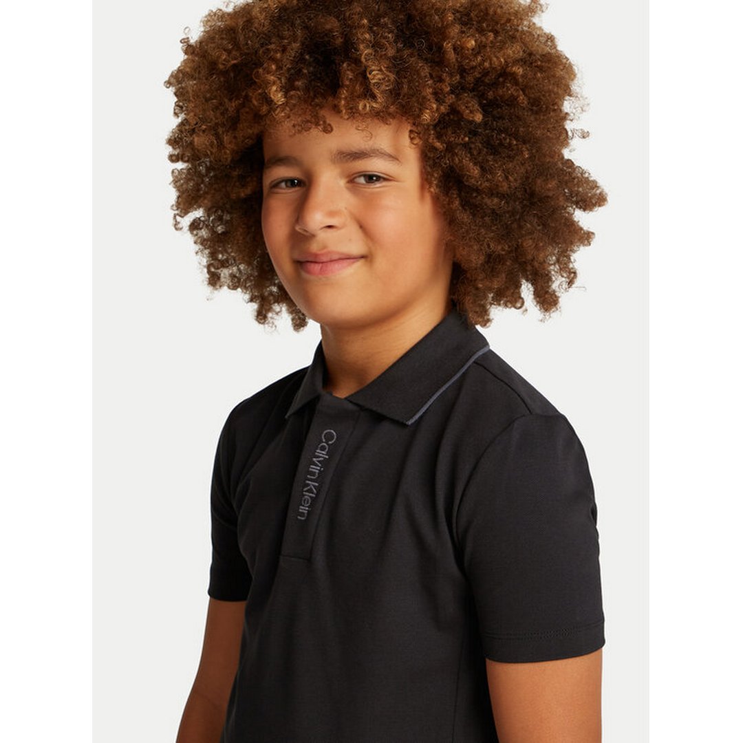 Embro. Ck Logo Pique Polo Ck Black / 10
