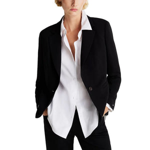 Crepe Slim Sb Blazer Black / 42
