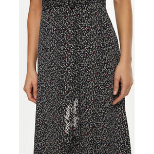 Tjw Floral Aop Midi Dress Black Floral Aop / L