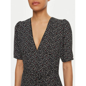 Tjw Floral Aop Midi Dress Black Floral Aop / L