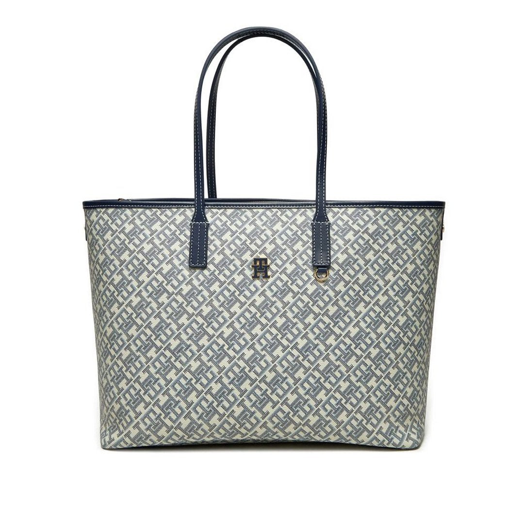 Th Monoplay Leather Tote Space Blue / OS