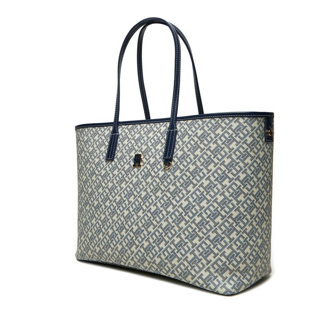 Th Monoplay Leather Tote Space Blue / OS
