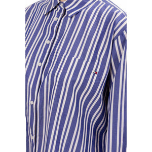 Ess Poplin Easy Fit Shirt Marine Stp / 42