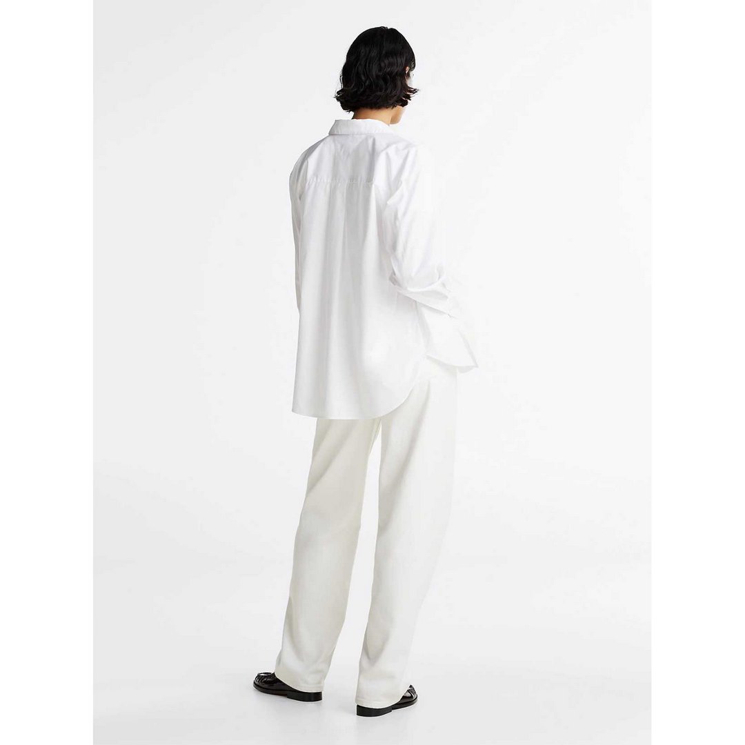 Ess Poplin Easy Fit Shirt Th Optic White / 42