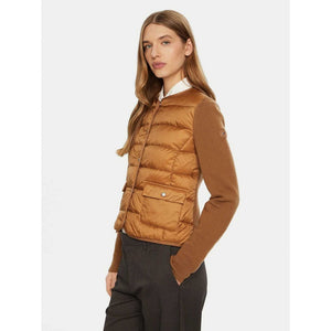Ul Down Knit Mix Jkt Hickory / L