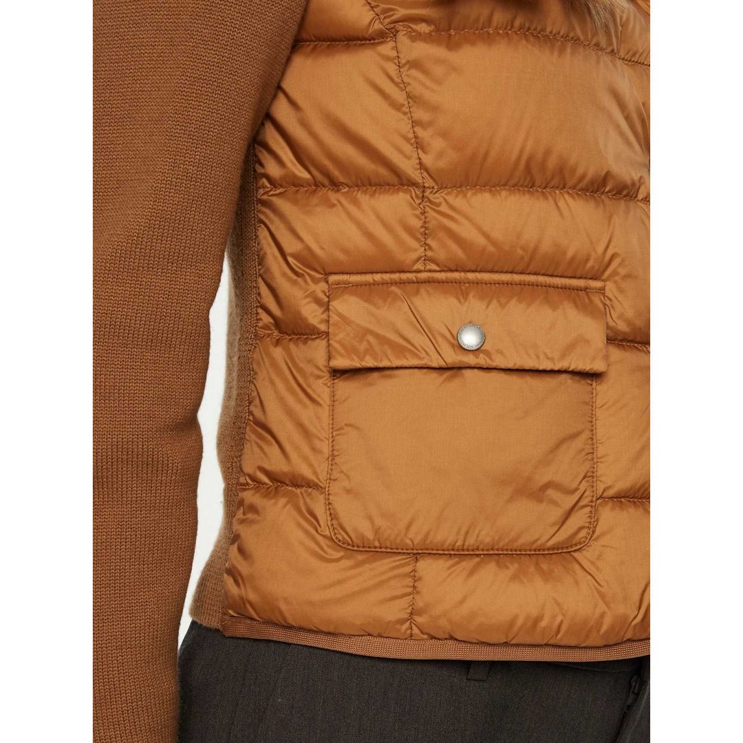 Ul Down Knit Mix Jkt Hickory / L