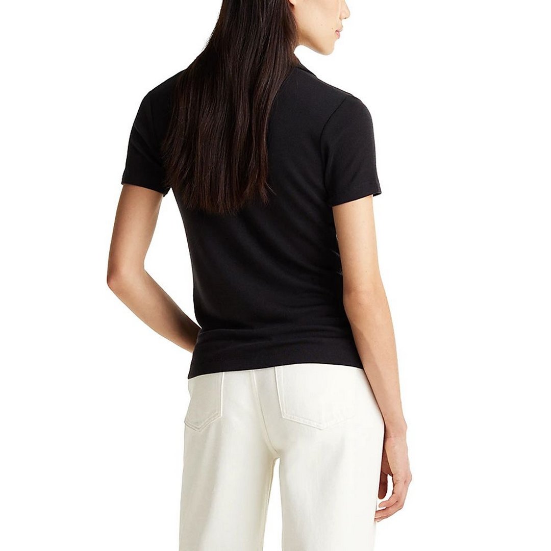 Slim Gb Sleek Lyocell Polo Ss Black / L