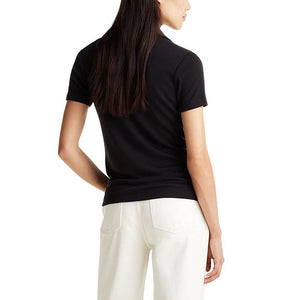 Slim Gb Sleek Lyocell Polo Ss Black / L