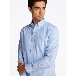 Flex Poplin Classic Stp Rf Shirt Sweet Blue / Optic White / L