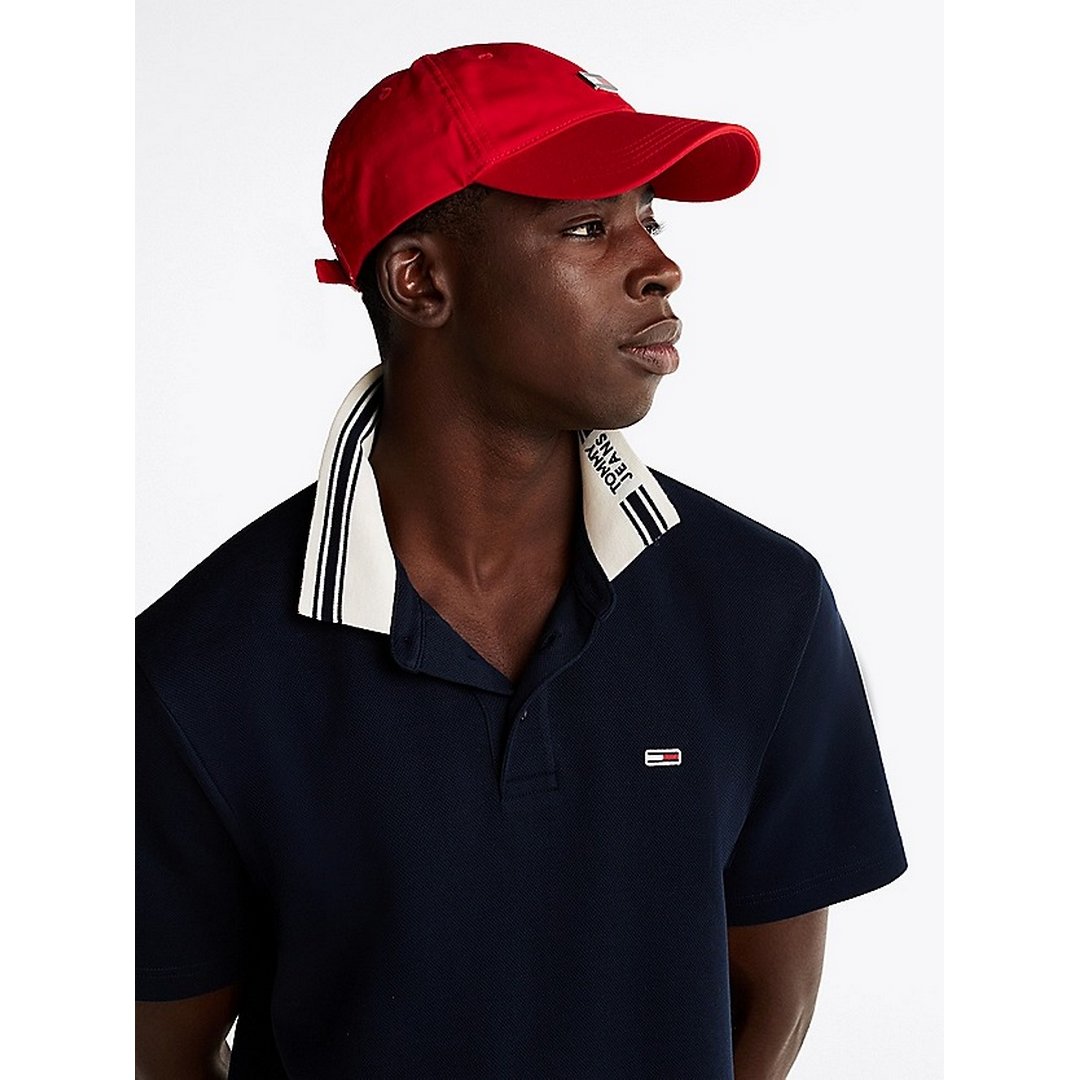 Tjm Tipped Logo Polo Ss Ext Dark Night Navy / L