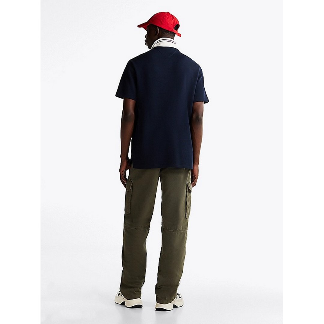 Tjm Tipped Logo Polo Ss Ext Dark Night Navy / L
