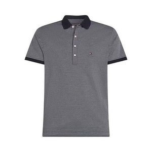 Two Tone Interlock Reg Polo Desert Sky / White / L
