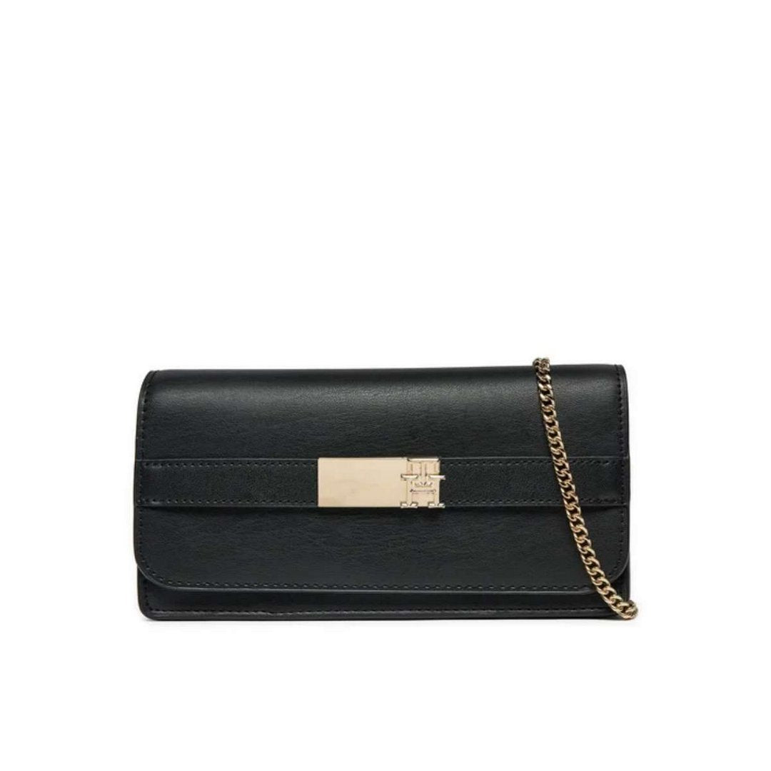 Th Heritage Lrg Flap W/Chain Black / OS