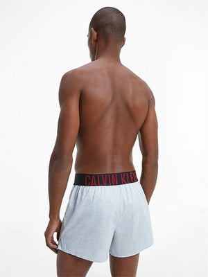 Boxer Slim 2Pk MULBERRY WINE/ LIGHT GRY HEATHER / L