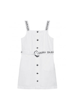 Button Down Logo Str Bright White / 10