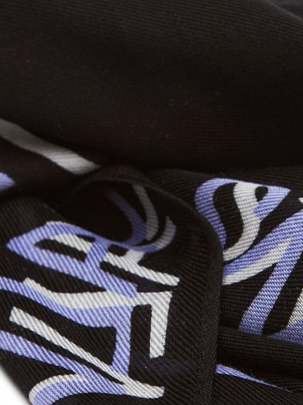 Glow Scarf Black / Palma Lilac / OS