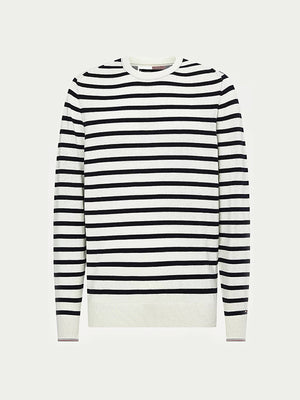 Breton Stripe Sweate Ivory / L