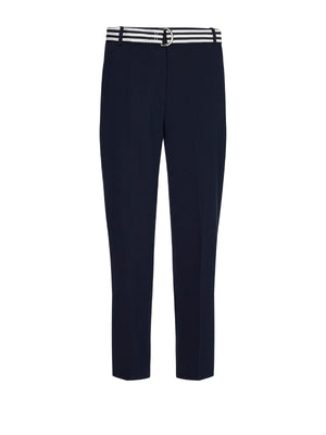 Crepe Belted Tapered Desert Sky / 42