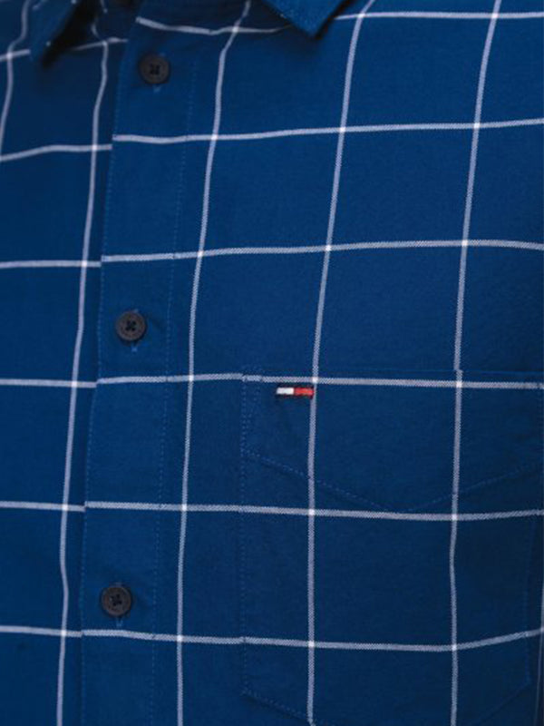 Tjm Window Pane Shir BLACK IRIS / L