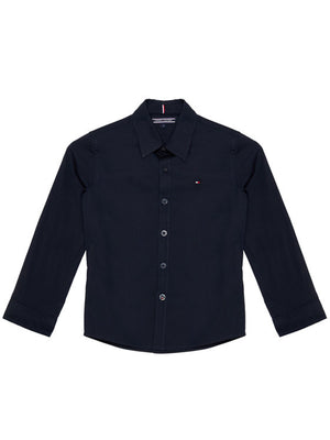 Boys Solid Stretch P Sky Captain / 10