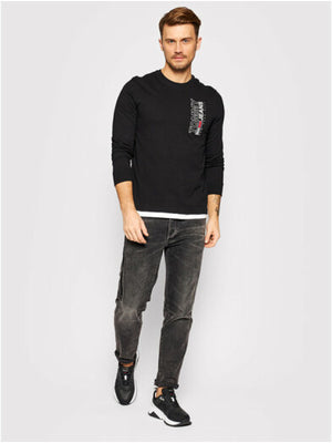 Tjm Vertical Tee Black / L