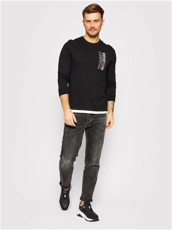Tjm Vertical Tee Black / L